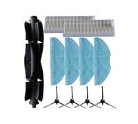 Compatible For LG, R580HK R580WK R580WK1 R-585HK R-585HK1 R585HKA R585HKA1 Robot Aspiradores Cepillo Principal Cepillo Lateral Filtro Paño De Fregona Kit(11pcs)