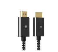 Compatible For MOSHOU, HDMI 2.1 Cable 8K 60Hz 4K 120Hz 48Gbps ARC EARC HDR Video Cord For Amplifier TV PS4 PS5 NS Projector High Definition.(2m)