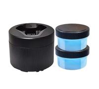 Compatible For Philips Serie S5000, S7000, S8000, S9000 CC13 Cabezal De Afeitadora Estación De Limpieza Rápida Y Líquido De Limpieza Para Afeitadora(2 PCS add Cleaning cabin)