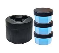 Compatible For Philips Serie S5000, S7000, S8000, S9000 CC13 Cabezal De Afeitadora Estación De Limpieza Rápida Y Líquido De Limpieza Para Afeitadora(3 PCS add Cleaning cabin)