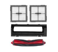 Compatible For Roborock, Q10 S5/Q10 S5+/Q10 VF/Q10 VF+/Q10V/Q10V Plus/S8 Pro/S8 Pro Plus Cubierta del Cepillo Principal Cepillos De Rodillos Filtros Piezas De Aspiradora(SetB)