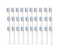 Compatible For T200 Replacement Toothbrush Heads Vacuum Soft Bristle Brush(White gray-30pcs)