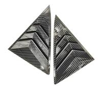 Compatible for Toyota Camry Sedan 2012-2017 Car Rear Louver Window Side Shutter Cover Trim Sticker Vent Scoop ABS Accesorios de Fibra de Carbono