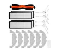 Compatible for Xiaomi Robot Vacuum X10, piezas de aspiradora, repuesto de cepillo lateral principal, filtro Hepa, paño de fregona, bolsa for el polvo, cubierta del cepillo principal ( Color : Set i )