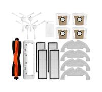 Compatible for Xiaomi Robot Vacuum X10, piezas de aspiradora, repuesto de cepillo lateral principal, filtro Hepa, paño de fregona, bolsa for el polvo, cubierta del cepillo principal ( Color : Set c )