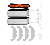 Compatible for Xiaomi Robot Vacuum X10, piezas de aspiradora, repuesto de cepillo lateral principal, filtro Hepa, paño de fregona, bolsa for el polvo, cubierta del cepillo principal ( Color : Set u )