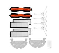 Compatible for Xiaomi Robot Vacuum X10, piezas de aspiradora, repuesto de cepillo lateral principal, filtro Hepa, paño de fregona, bolsa for el polvo, cubierta del cepillo principal ( Color : Set r )