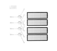Compatible for Xiaomi Robot Vacuum X10, piezas de aspiradora, repuesto de cepillo lateral principal, filtro Hepa, paño de fregona, bolsa for el polvo, cubierta del cepillo principal ( Color : Set a )