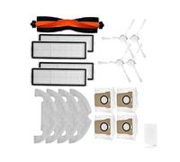 Compatible for Xiaomi Robot Vacuum X10, piezas de aspiradora, repuesto de cepillo lateral principal, filtro Hepa, paño de fregona, bolsa for el polvo, cubierta del cepillo principal ( Color : Set w )