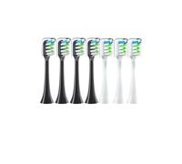 Compatible ForXiaomi SOOCAS X3 X5 X3U X1 V1 V2 SOOCARE Head 7pcs Replacement Heads Brush Soft Sonic Toothbrush Vacuum Bristle(4Black 3White)