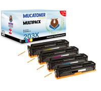 Compatible HP CF540X / 541X / 542X / 543X (203X) Toner Pack Ahorro