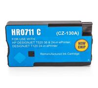 Compatible HP CZ130A / 711 Cartucho de tinta Cian