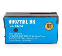 Compatible HP / CZ133A / 711 / Cartucho de tinta Negro