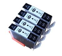 Compatible Ink for H-*P 178XL Black For hp5510 5515 6510 7510 B109a n B110a B209a 3070A Printer cartridges(4pk-Black)