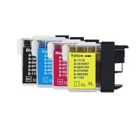Compatible LC985 LC985BK LC985C LC985M LC985Y Tinto DE Interior para DCP-J140W 145C 165C 195C 197C 385C 390CN MFC-J265W J410 J415W J220 INMINTER(1set)