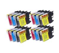 Compatible LC985 LC985BK LC985C LC985M LC985Y Tinto DE Interior para DCP-J140W 145C 165C 195C 197C 385C 390CN MFC-J265W J410 J415W J220 INMINTER(4set)