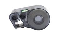 Compatible MC1-1000-595 Cartucho Cinta Etiquetas Cinta Negro sobre Blanco Amarillo Rojo Impresora BMP-41 BMP-51 BMP-53 Chip 25.4mm(3 pc Black-on-White)