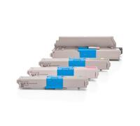 Compatible OKI C332DN, MC363DN, MC363N Toner Pack Ahorro (CMYK)