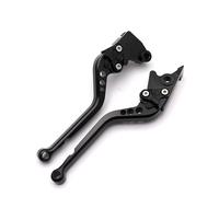 Compatible Palancas De Embrague De Freno De Motocicleta Ajustables Para Honda CB-1 CB400F 1989-1991 1990 VFR400 NC30 1989-1992 1990 1991 CNC(Negro)