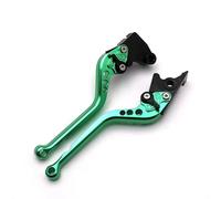 Compatible Palancas De Embrague De Freno De Motocicleta Ajustables Para Honda CB-1 CB400F 1989-1991 1990 VFR400 NC30 1989-1992 1990 1991 CNC(Verde)