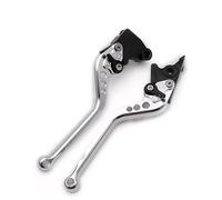 Compatible Palancas De Embrague De Freno De Motocicleta Ajustables Para Honda CB-1 CB400F 1989-1991 1990 VFR400 NC30 1989-1992 1990 1991 CNC(Plata)