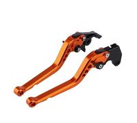 Compatible Palancas De Embrague De Freno De Motocicleta Ajustables Para Husqvarna FS450 2017-2018 CNC(Orange)