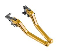 Compatible Palancas De Embrague De Freno De Motocicleta Ajustables Para Triumph Thruxton 2004-2015 Thruxton Steve McQueen SE 2012 Bonneville/SE/T100/Negro 2006-2015 CNC(Oro)