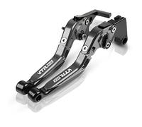 Compatible Palancas De Embrague De Freno Extensibles Plegables Para Motocicleta Para Honda VTR1000F FIRESTORM VTR1000 F 1998-2005, Ajustables Con Logotipo, Accesorios CNC(7)