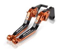 Compatible Palancas De Embrague De Freno Extensibles Plegables Para Motocicleta Para Honda VTR1000F FIRESTORM VTR1000 F 1998-2005, Ajustables Con Logotipo, Accesorios CNC(1)
