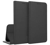 Compatible para ALCATEL 3 (2019)/ 3L (2019)/ 5034D / 5053Y, 5053D 5053K Funda Cover Stand Libro Gel TPU Portafolio Imán Piel Imitación Porta Tarjetas Negro
