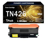 Compatible para Brother TN426B Cartucho de tóner 6.500 páginas | Reemplazo para Brother HL-L8260CDW HL-L8360CDW DCP-L8410CDW MFC-L8690CDW MFC-L8900CDW con chip,Yellow