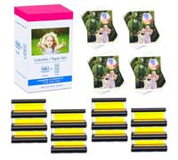 Compatible para Canon Selphy CP1300 CP1500 CP910 papel fotográfico KP-108in 3115B001(AA) 10 x 15 para Cannon CP Selphy CP1000 CP1200 CP780 CP760 Printer 108 Sheets Photo Paper 3 Ink Cartón Ridges per