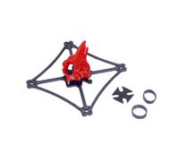Compatible para Feichao Bastidor 3 Pulgadas Espaciadores 75mm | apto para motores 1104-1206, incluye accesorios de montaje(Venom-114 Red)