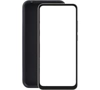 Compatible para Huawei P Smart Pro / STK-L21 pantalla 6.59 cubierta botones Funda protectora gel silicona TPU suave flexible Matte Ultra Soft Slim Case (Azul) (Negro)