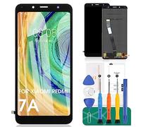 Compatible para Xiaomi Redmi 7A reemplazo de pantalla para Redmi 7A MZB7995IN pantalla LCD táctil digitalizador sensor kits matriz (negro sin marco)