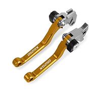 Compatible Para Yamaha XG250 Engañador 2004-2010 Palancas De Embrague De Freno Aluminio CNC Para Bicicleta De Motocross, Palanca Plegable, Palanca De Pivote Para Motocicleta(Oro)