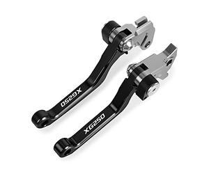 Compatible Para Yamaha XG250 Engañador 2004-2010 Palancas De Embrague De Freno De Aluminio CNC Para Bicicleta De Motocross, Palanca Plegable, Palanca De Pivote Para Motocicleta(Negro)