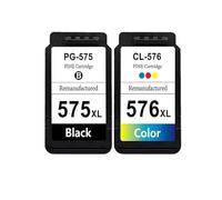 Compatible PG575 CL576 PG575XL CL576XL 575 576 XL PG-575 CL-576 Cartucho de Tinta for Canon Pixma TS3550i TS3551i TR4750i TR4751i(1 Set)