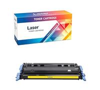 Compatible Reemplazo Cartucho De Tóner Para HP 124A Q6000A Q6001A Q6002A Q6003A Para Usar Con HP Color Laser 1600 2600N 2605DN 2605DTN CM1015 CM1017 MFP Impresora,Amarillo