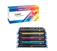 Compatible Reemplazo Cartucho De Tóner Para HP 124A Q6000A Q6001A Q6002A Q6003A Para Usar Con HP Color Laser 1600 2600N 2605DN 2605DTN CM1015 CM1017 MFP Impresora,4-Pack,4p