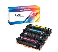 Compatible Reemplazo Cartucho De Tóner Para HP 203X CF540X CF541X CF542X CF543X Para Usar Con HP Color Laser Pro M254DW M254NW MFP M280NW M281FDW M281FDN Impresora,4-Pack,4p