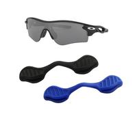 Compatible/reemplazo para Oakley Radar Path, kits de reparación de lentes de sol, almohadillas de nariz, puntas de sien si corresponde (almohadillas de nariz azules y negras)