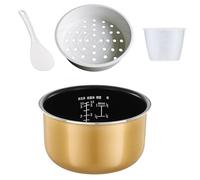 Compatible Rice Cooker Bowl Replacement 3L 4L 5L Capacity Ranges Nonstick Coating Even Heat Spread Cooking Accessory Metal Replacement Inner Pot for Rice Cooker