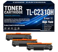 Compatible TL-C2310H Cartuchos de tóner Negro para Pantum BP2300, BP2300W, BM2300, BM2300W, BM2300A, BM2300AW, BW2302, BW2302W Impresoras,TLC2310H-3PC
