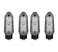 Compatible with CBR500R para CBR650R para CB125R para CB650R 2019 2020 2021 2022 2023 Luz Indicadora De Señal De Giro Delantera Y Trasera para Motocicleta Motocicleta Intermitentes(4pcs)