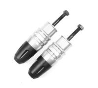 Compatible With CBR600RR CBR1000RR CBR500R CBR900RR Motorcycle Falling Protection Crash Pads Exhaust Sliders Crash Protector Resistente A Caídas(Plata)