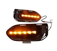 Compatible With Fit Jazz 2017 2018 U.S. Edition Daytime Running Light LED DRL Fog Lamp Driving Lights Yellow Turn Signal(White and yellow)