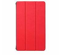 Compatible with iPad Gen 8 Caso A7 Pulgadas 2021 Tab Covers Lite para Cases 8.7 Funda Protectora de Cuero para iPad/Tablet Compatible with iPad Caso Lindo (Red, One Size)