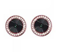 Compatible with iPhone 13/13 Mini - A Set of 2 Red Jewelled Glass Camera Lens Protectors