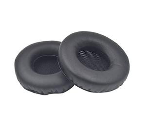 Compatible with iPhone A Auxiliar Orejeras de Cuero para Auriculares compatibles con Plantronics Audio 310 470 478 628 626 Auriculares Cojín de Cubierta Almohadillas para los oídos (Black, One Size)